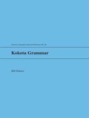 cover image of Kokota Grammar